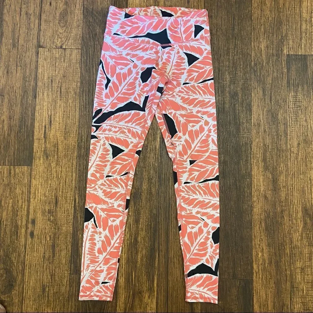 Alo high rise floral leggings size xs